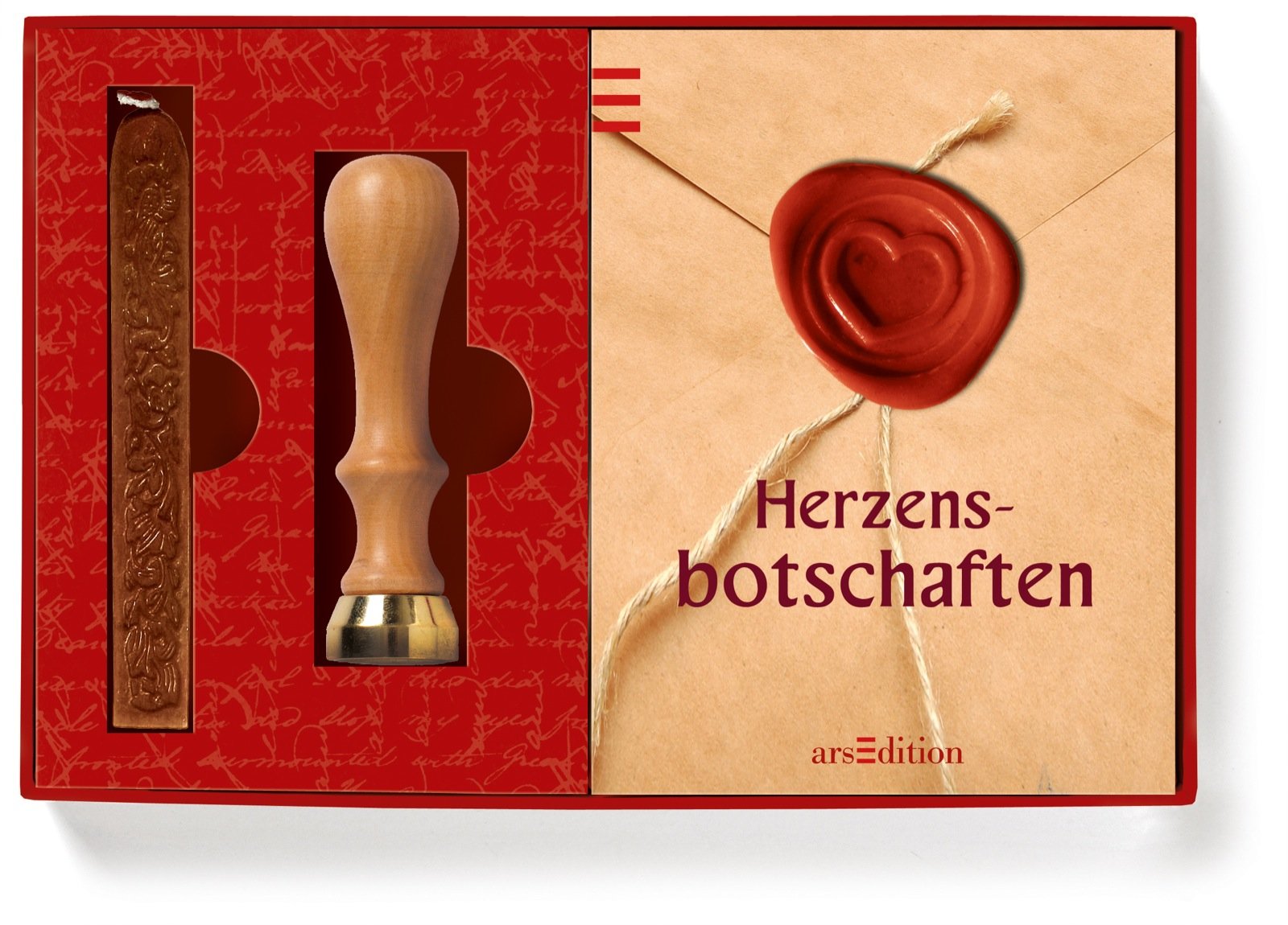 Herzensbotschaften: Box mit Siegel und Siegelwachs Lifestyle