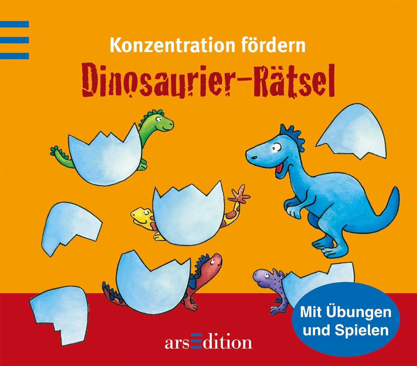 Konzentration fördern - Dinosaurier-Rätsel: Mit Übungen und Spielen Non-fiction