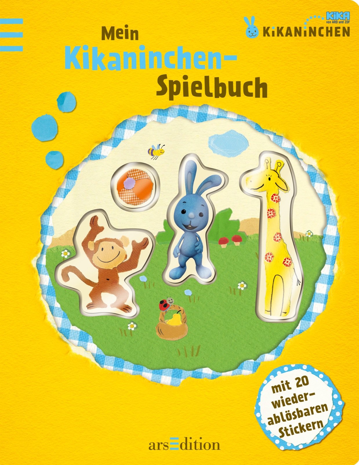 Kikaninchen - Mein Kikaninchen-Spielbuch: mit 20 wieder ablösbaren Stickern Children's books