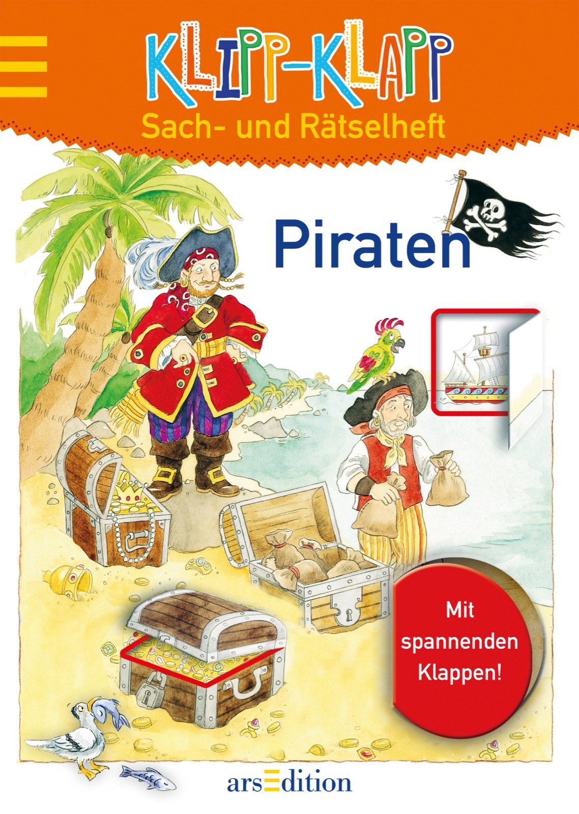 Klipp-Klapp Sach- und Rätselheft - Piraten Non-fiction