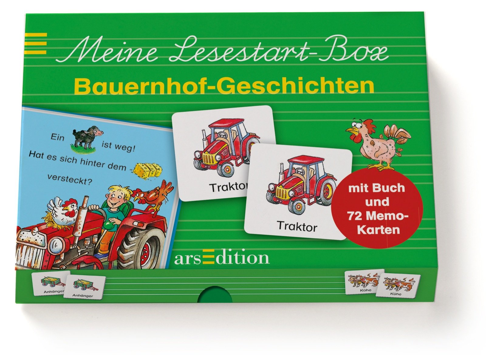 Meine Lesestart-Box - Bauernhof-Geschichten: mit Buch und 72 Memokarten Novels & Short Stories