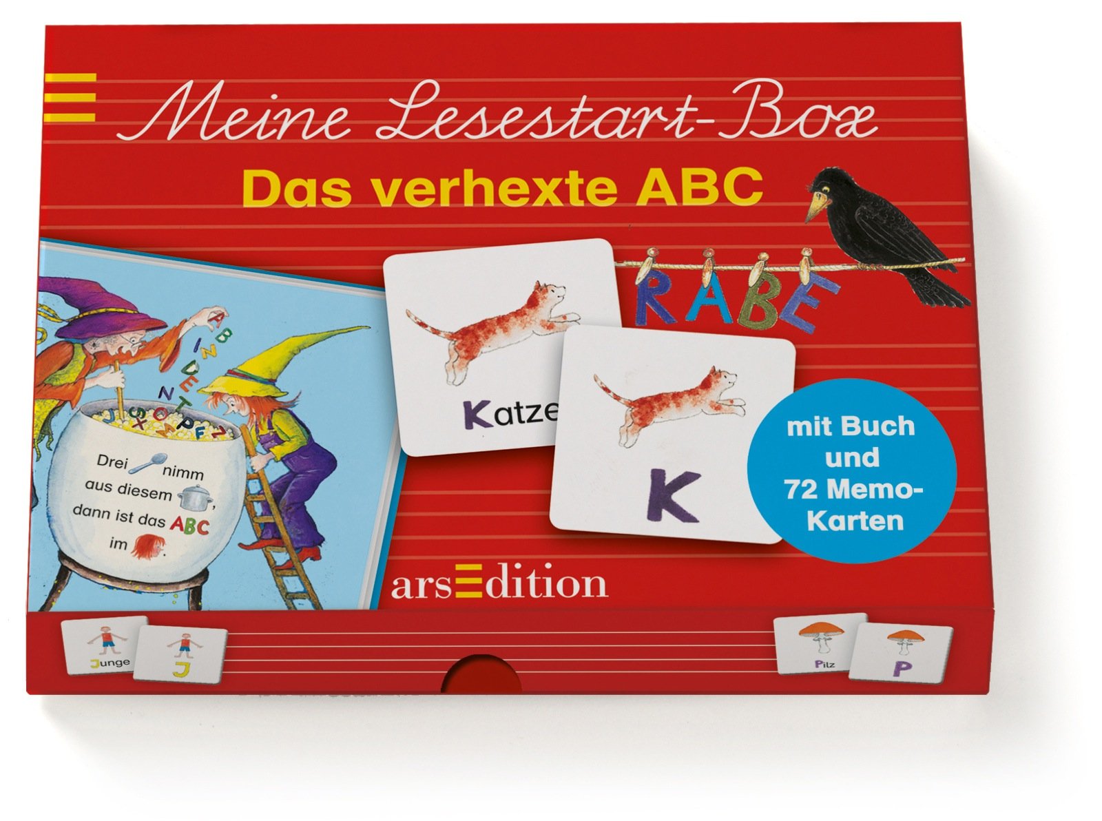 Meine Lesestart-Box - Das verhexte ABC: mit Buch und 72 Memokarten Novels & Short Stories
