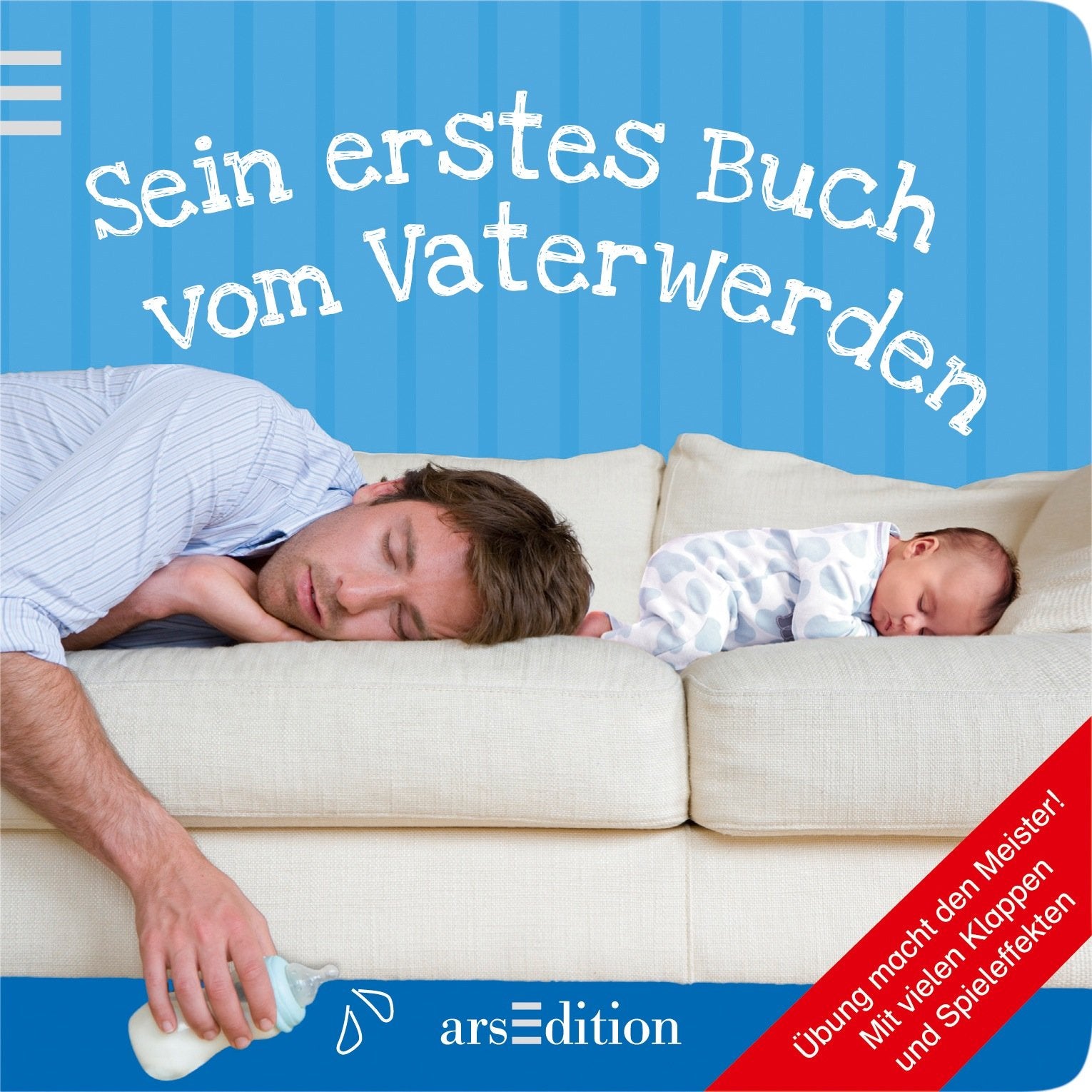 Sein erstes Buch vom Vaterwerden: Übung mach den Meister! Mit vielen Klappen und Spieleffekten Living & Furnishing