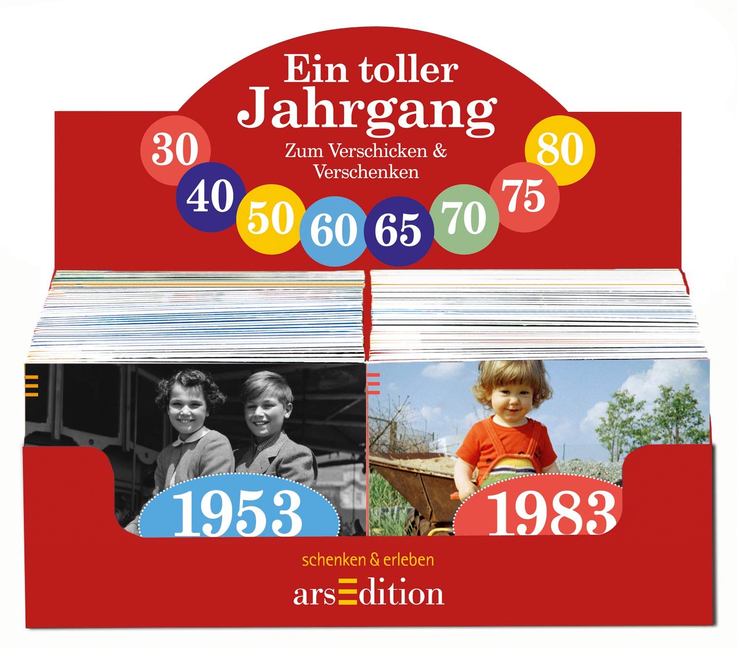 Displ. Kleiner Gruß Jahrgänge: 8 Motive, ges. 100 Ex. Lifestyle