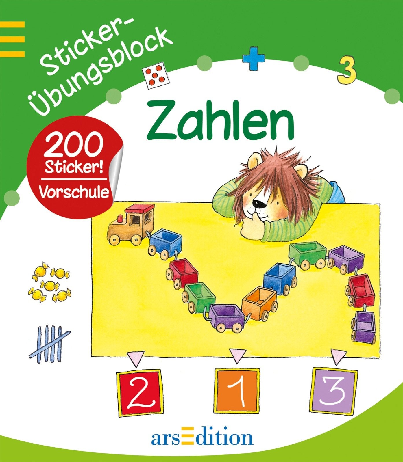 Product Image: Sticker-Übungsblock Zahlen