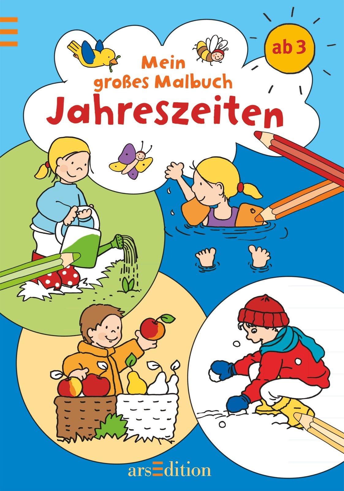 Mein erstes großes Malbuch - Jahreszeiten book