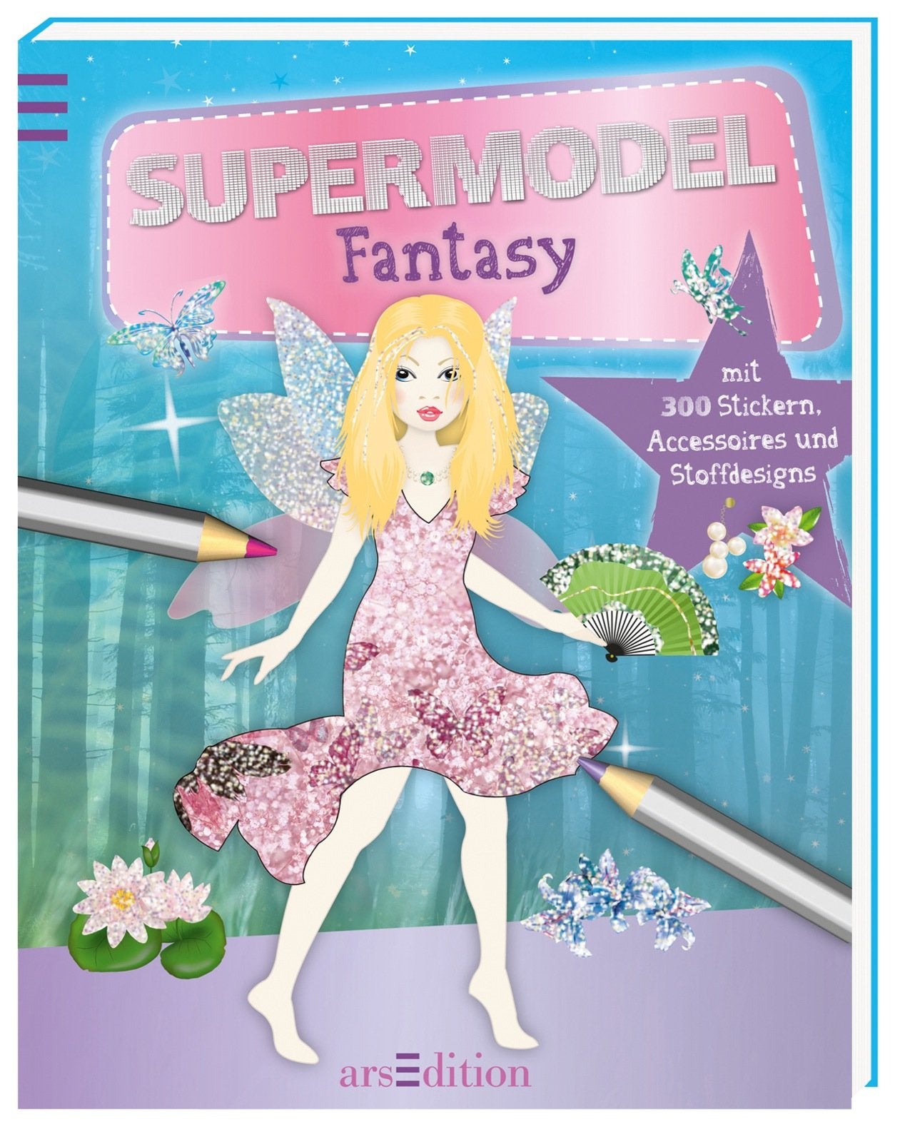 Supermodel- Fantasy: Mit 300 Stickern, Accessoires und Stoffdesigns Tiptoi & Games