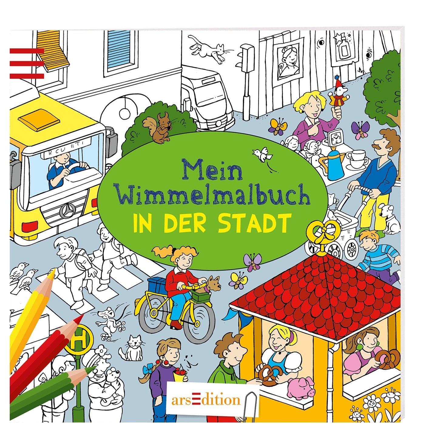Mein Wimmelmalbuch In der Stadt Tiptoi & Games