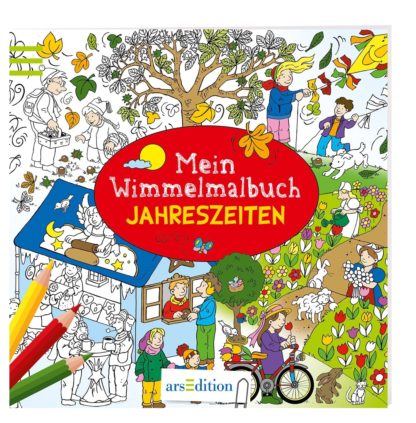 Mein Wimmelmalbuch Jahreszeiten Tiptoi & Games
