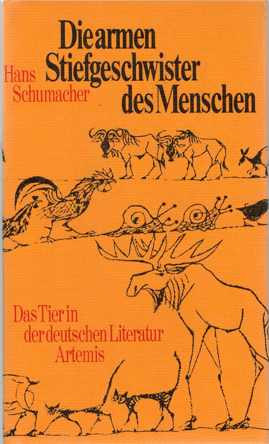 Die armen Stiefgeschwister des Menschen. Das Tier in der deutschen Literatur Professional & Reference Books