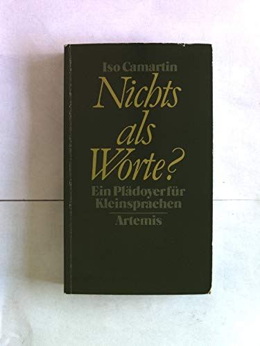Nichts als Worte? Ein Plädoyer für Kleinsprachen Books