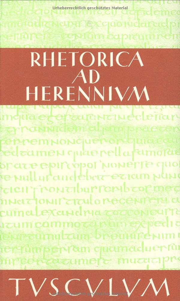 Rhetorica ad Herennium (Sammlung Tusculum) Contemporary literature
