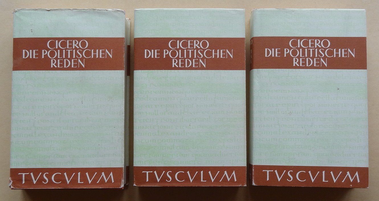 Die politischen Reden, in 3 Bdn., Bd.1: Lat. /Dt. (Sammlung Tusculum) Contemporary literature