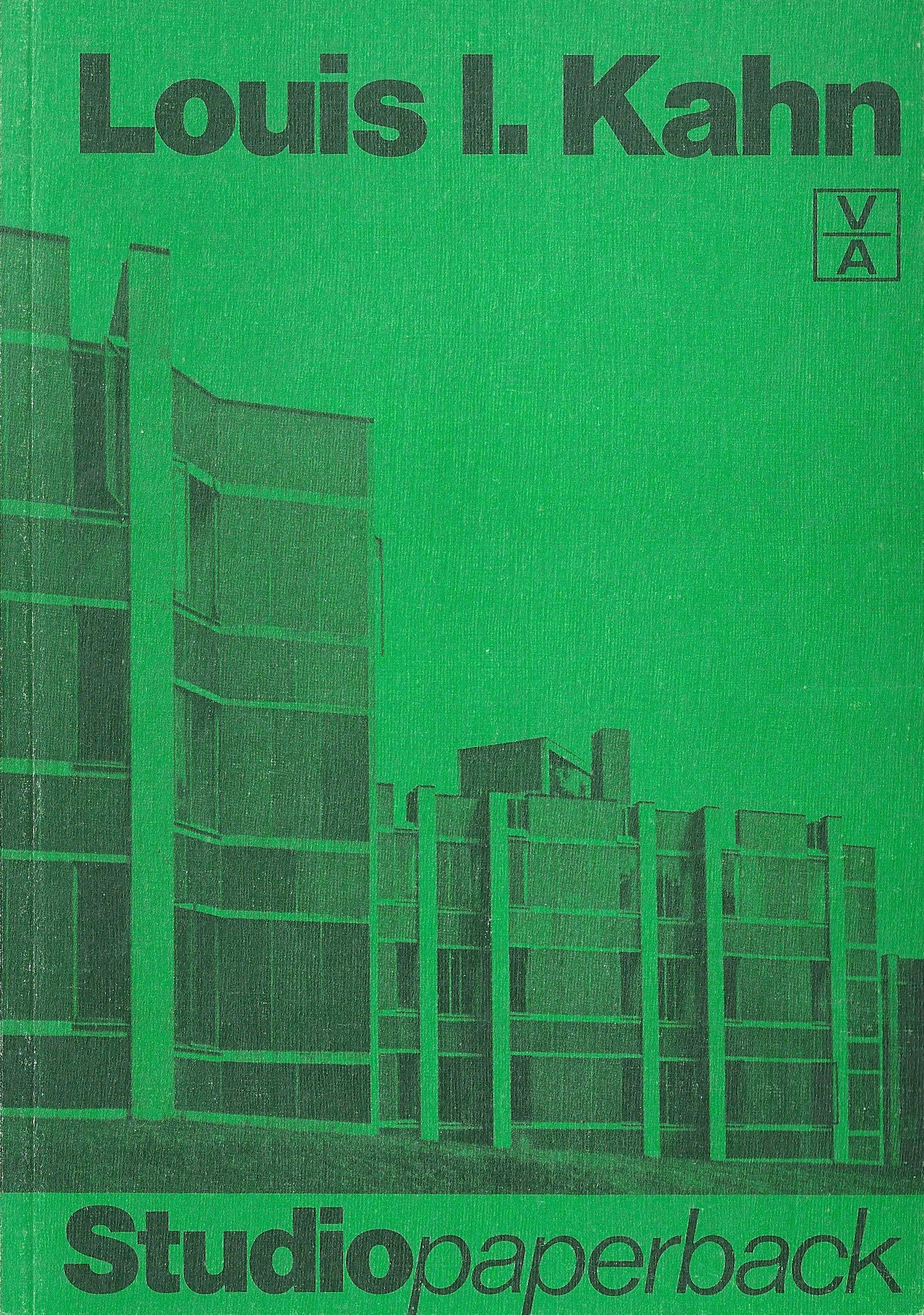 Studio Paperback: Louis I. Kahn Art & Literature Books
