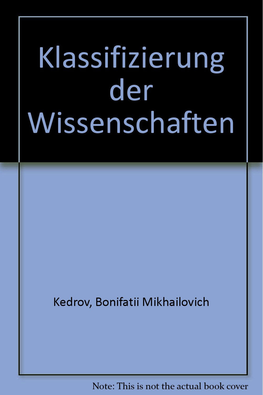 Klassifizierung der Wissenschaften - Band I Books
