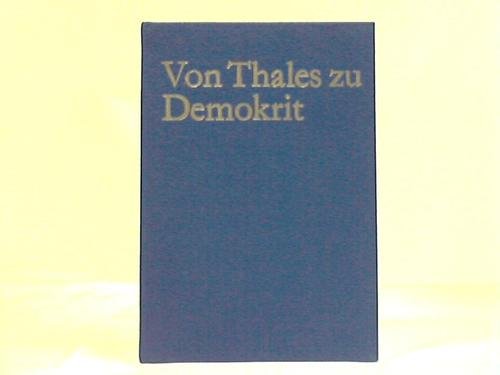 Von Thales zu Demokrit. Frühe griechische Denker Books