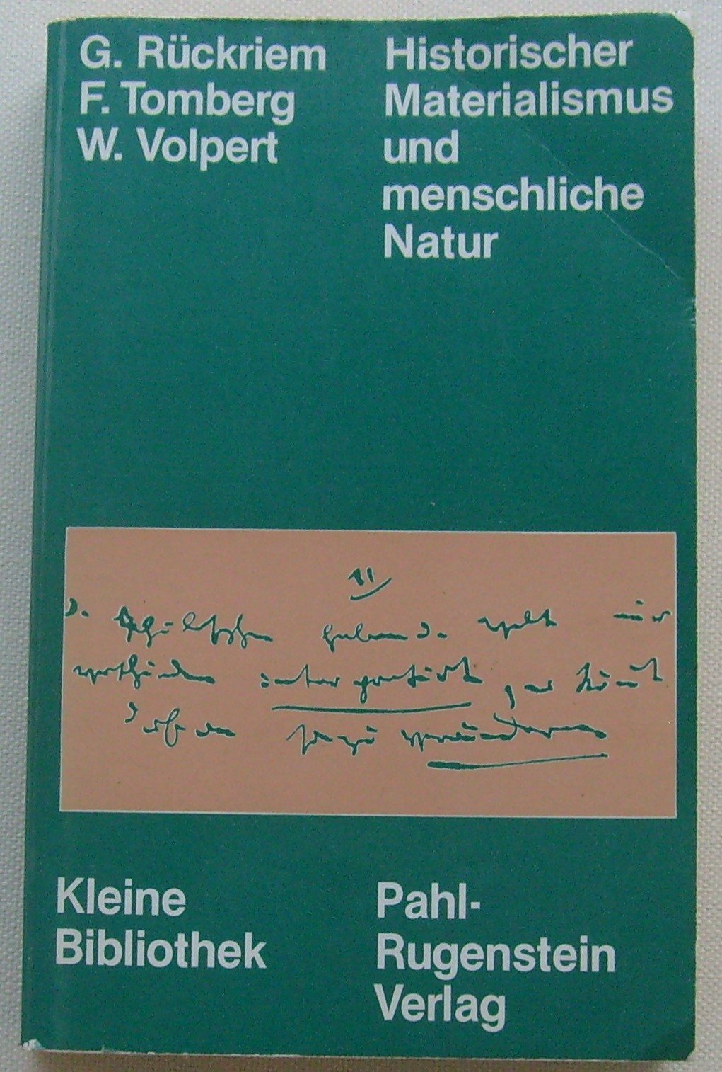 Historischer Materialismus und menschliche Natur. book