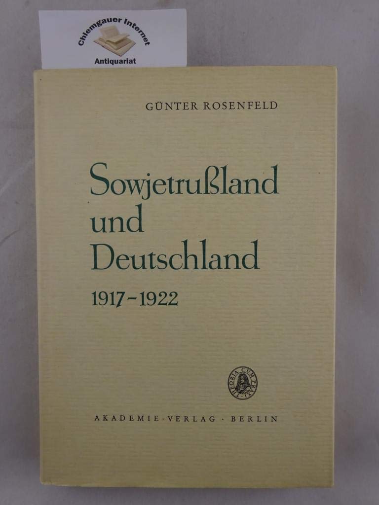 Sowjetrussland und Deutschland 1917-1922 General education