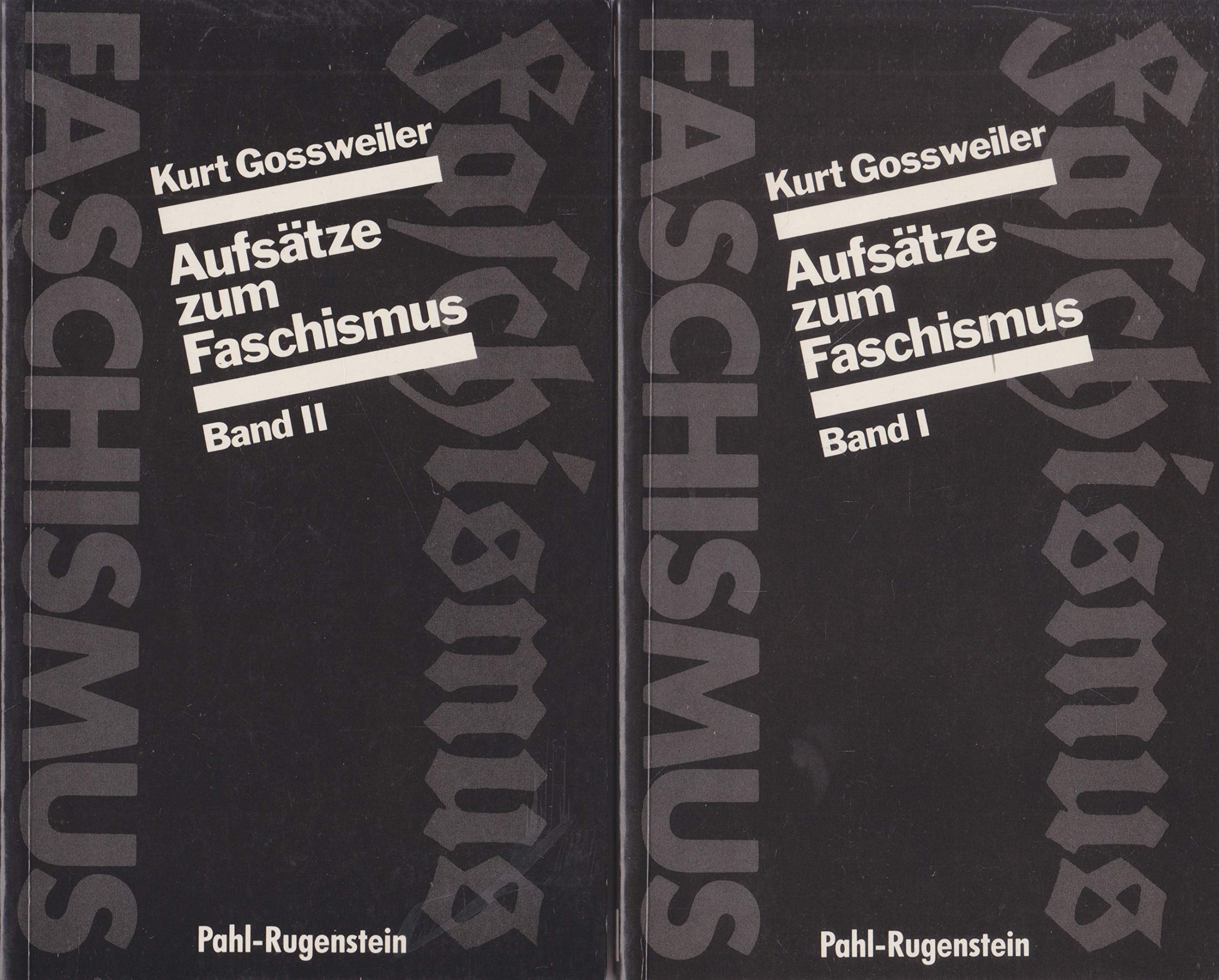 Aufsätze zum Faschismus. Band I und II Professional & Reference Books