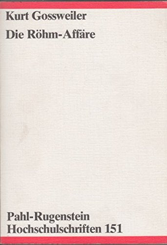 Die Röhm-Affäre. Hintergründe - Zusammenhänge - Auswirkungen Books