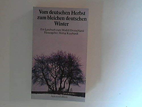Vom deutschen Herbst zum bleichen deutschen Winter. Ein Lesebuch zum Modell Deutschland Fiction