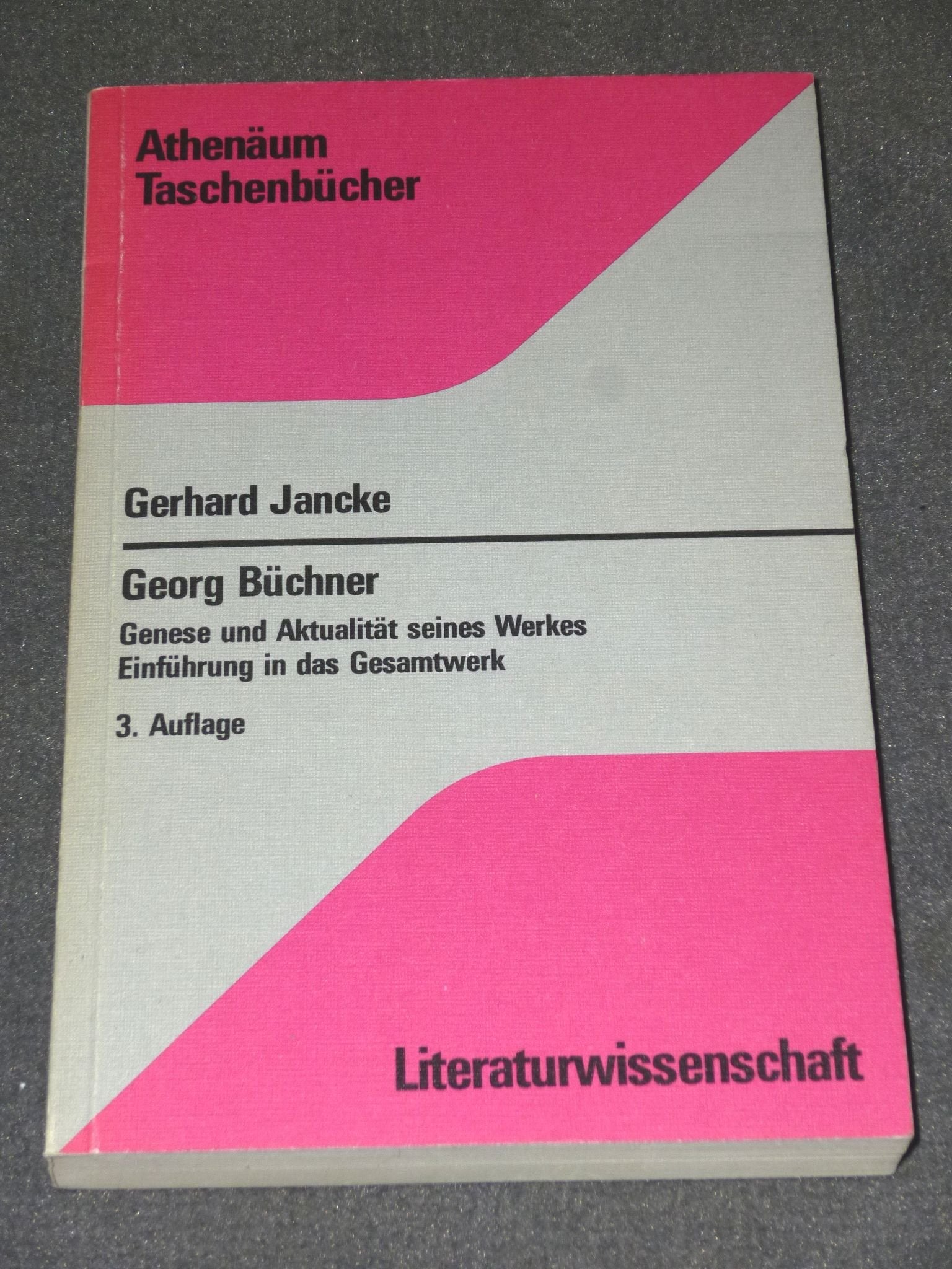 Georg Büchner. Genese und Aktualität seines Werkes. Einführung in das Gesamtwerk Art & Literature