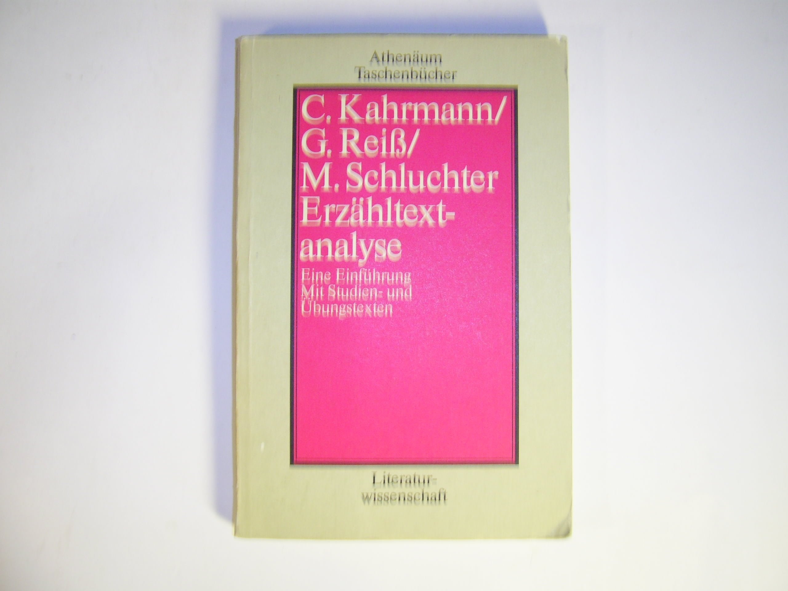 Erzähltextanalyse. Grundlagen, Verfahren und Materialien Foreign Languages ​​& Dictionaries