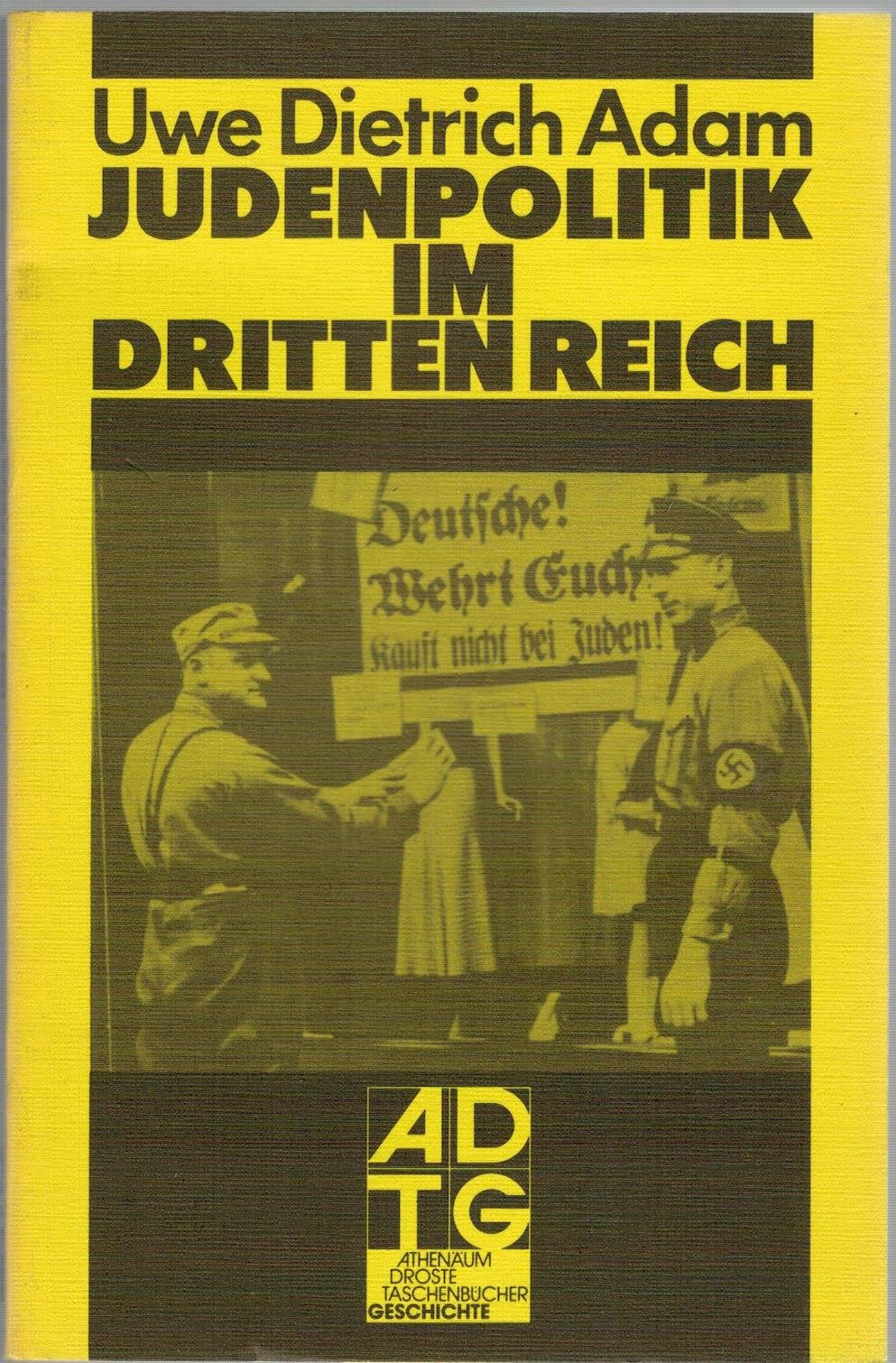 Judenpolitik im Dritten Reich. German history
