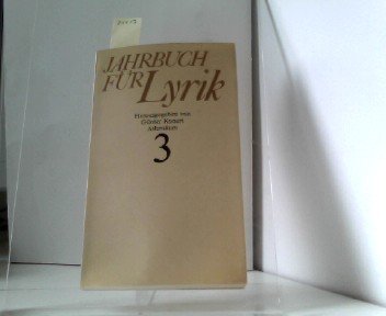 Product Image: Jahrbuch für Lyrik III