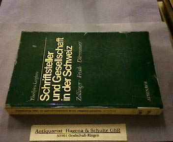 Schriftsteller und Gesellschaft in der Schweiz. book