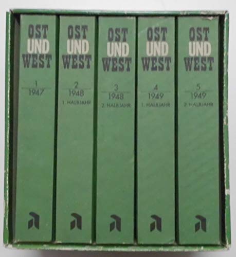 Ost und West. Beiträge zu kulturellen und politischen Fragen der Zeit 1947-1949 book