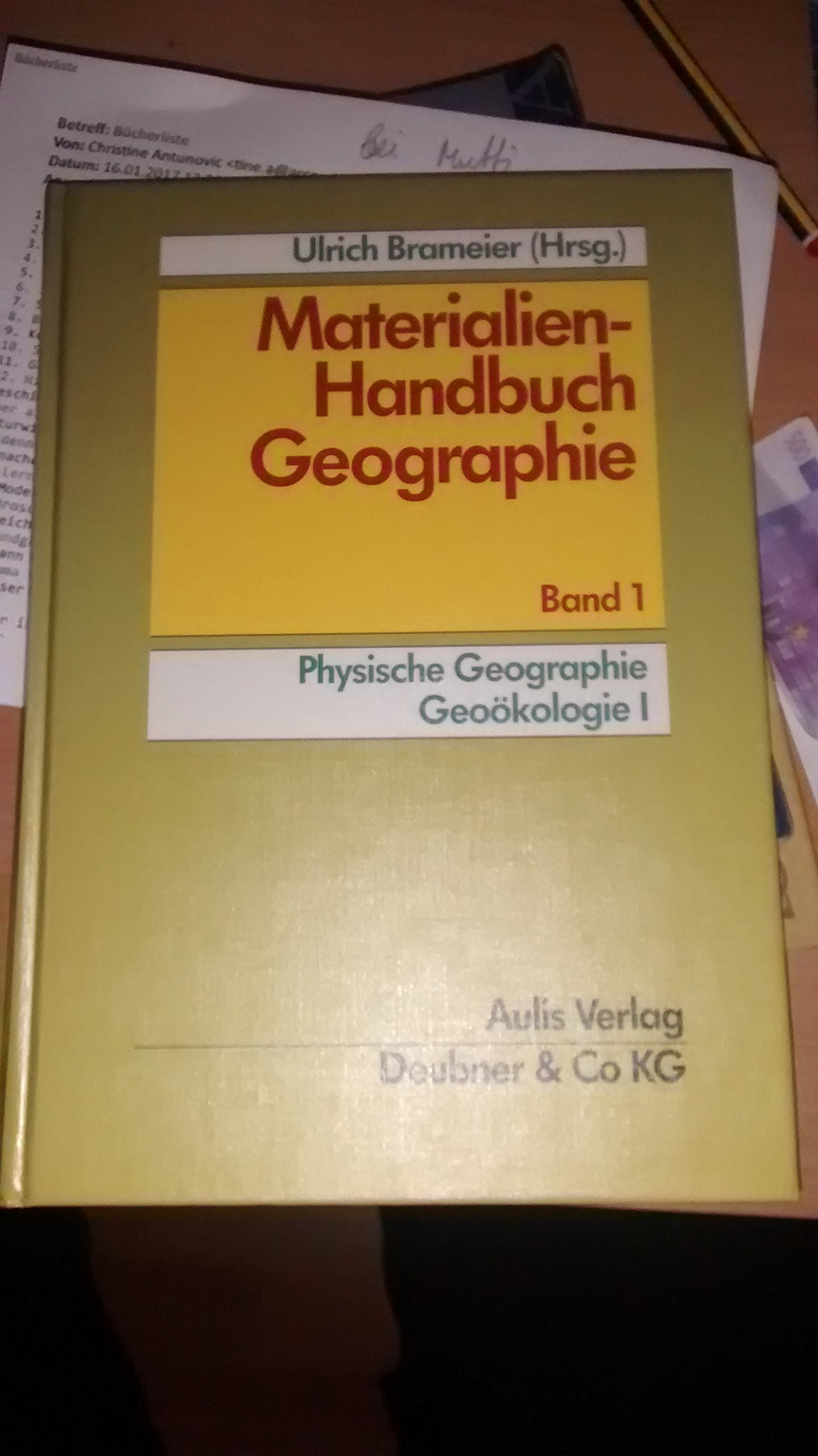 Materialien-Handbuch Geographie / Physische Geographie - Geoökologie I Learning & Reference