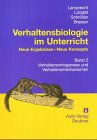 Kopiervorlagen Biologie / Band 2: Verhaltensontogenese und Verhaltensmechanismen: Verhaltensbiologie im Unterricht, Neue Ergebnisse - neue Konzepte Education & Training