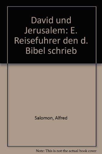 David und Jerusalem. Ein Reiseführer, den die Bibel schrieb Politics & History