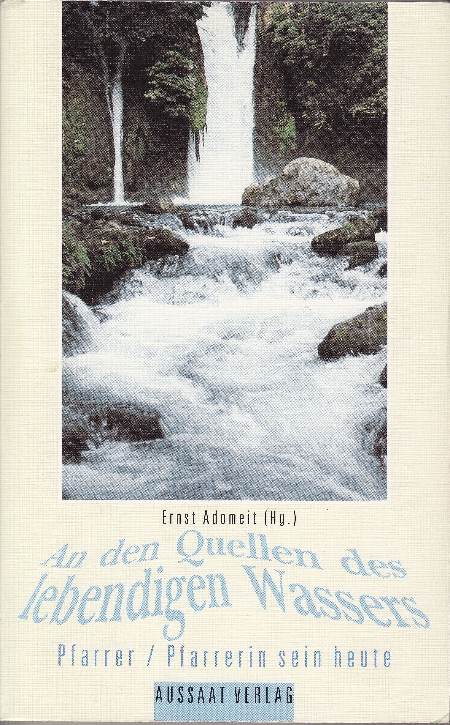 An den Quellen des lebendigen Wassers. Pfarrer /Pfarrerin sein heute. Dokumentation des 2. Kongresses für Theologinnen und Theologen in Hannover Books