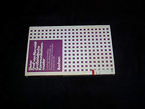 Großstädtische Kommunikationsmuster. Soziologische Darstellung von Kommunikationsmustern zur Kennzeichnung des Großstädters in seiner Umwelt. Books