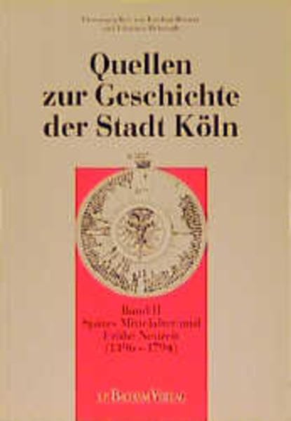 Quellen zur Geschichte der Stadt Köln Philosophy