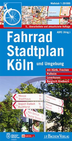 Fahrradstadtplan Köln und Umgebung: Mit Hürth, Frechen, Pulheim, Leverkusen und Bergisch Gladbach Leisure, Home & Garden