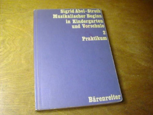 MUSIKALISCHER BEGINN IN KINDERGARTEN UND VORSCHULE BAND 2 Sheet Music