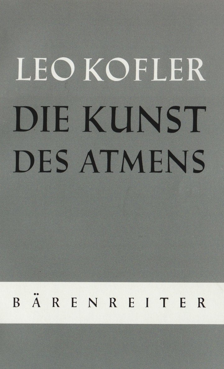 Die Kunst des Atmens / Die Grundlage der Tonerzeugung für Sänger, Schauspieler, Redner und Lehrer Sheet Music