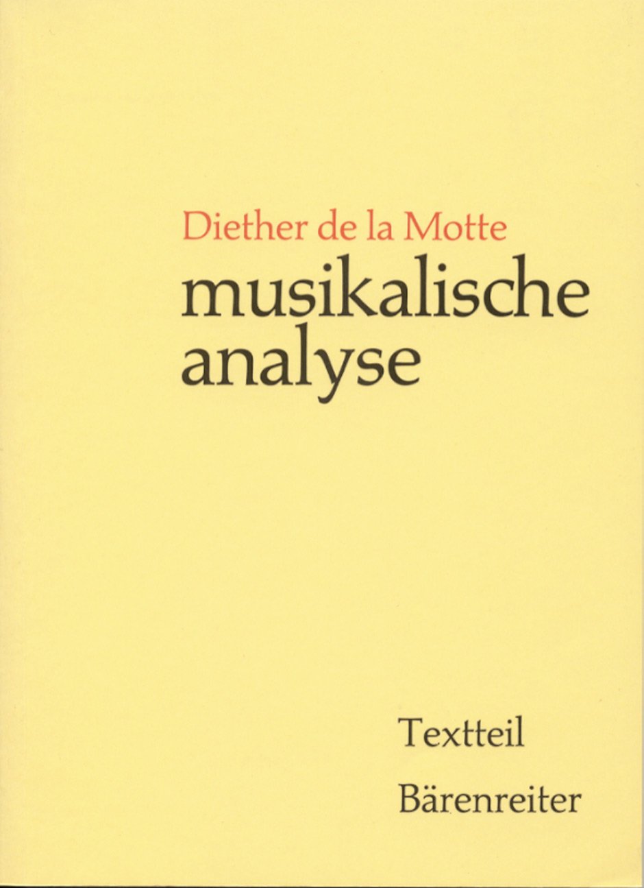 Musikalische Analyse Sheet Music