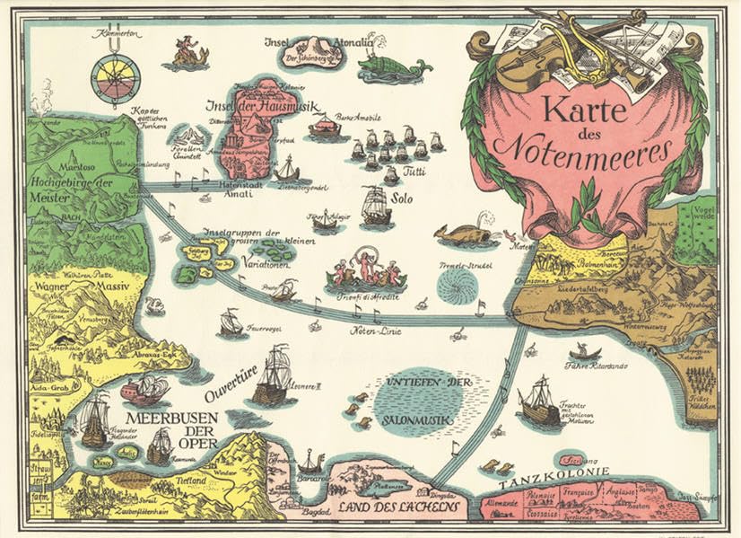 Karte des Notenmeeres book