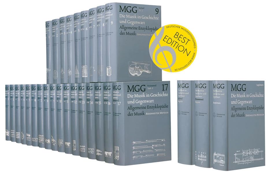 Die Musik in Geschichte und Gegenwart (MGG). 29 Bände in zwei Teilen inkl. Supplement: Allgemeine Enzyklopädie der Musik (Die Musik in Geschichte und ... (MGG): Allgemeine Enzyklopädie der Musik) Sheet Music