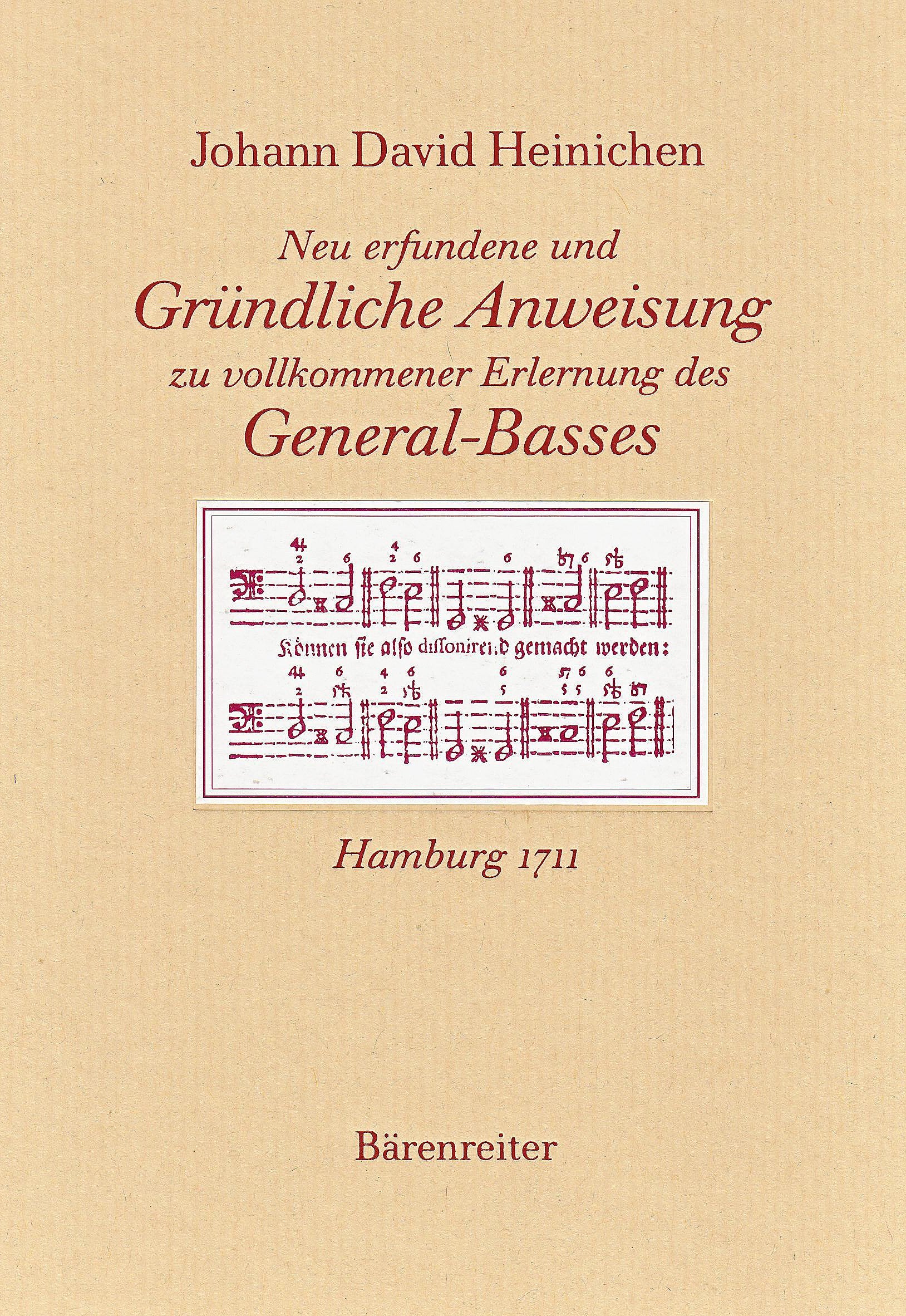 Neu erfundene und Gründliche Anweisung ...zu vollkommener Erlernung des General-Basses (Documenta musicologica: Erste Reihe: Druckschriften Faksimiles) Arts & Music