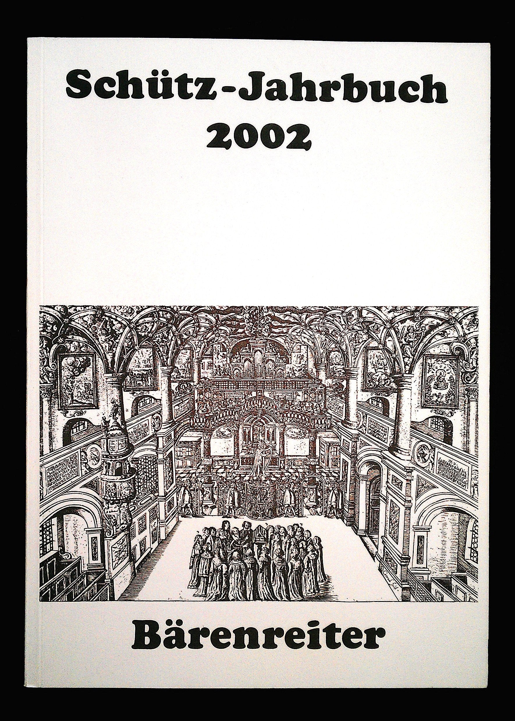 Product Image: Schütz-Jahrbuch 2002