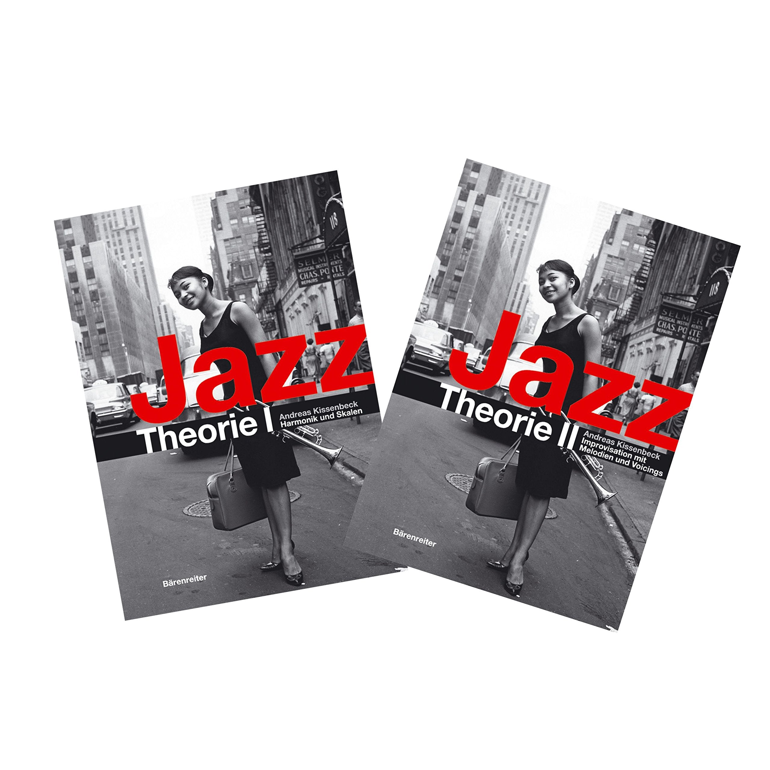 Jazz 1+2: 2 Teile in einem Band: Band I: Harmonik und Skalen / Band II: Improvisation mit Melodien und Voicings (Jazztheorie) Sheet Music