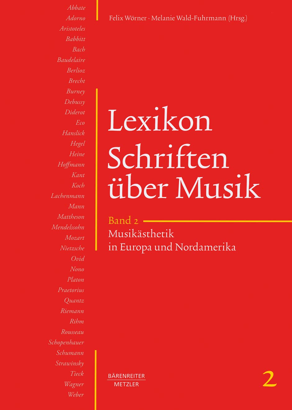 Lexikon Schriften über Musik, Band 2: Musikästhetik in Europa und Nordamerika. Books