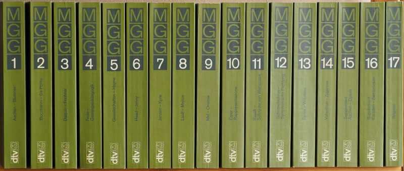 Die Musik in Geschichte und Gegenwart (MGG): Allgemeine Enzyklopädie der Musik. Ungekürzte Taschenbuchausgbae Film, Art & Culture