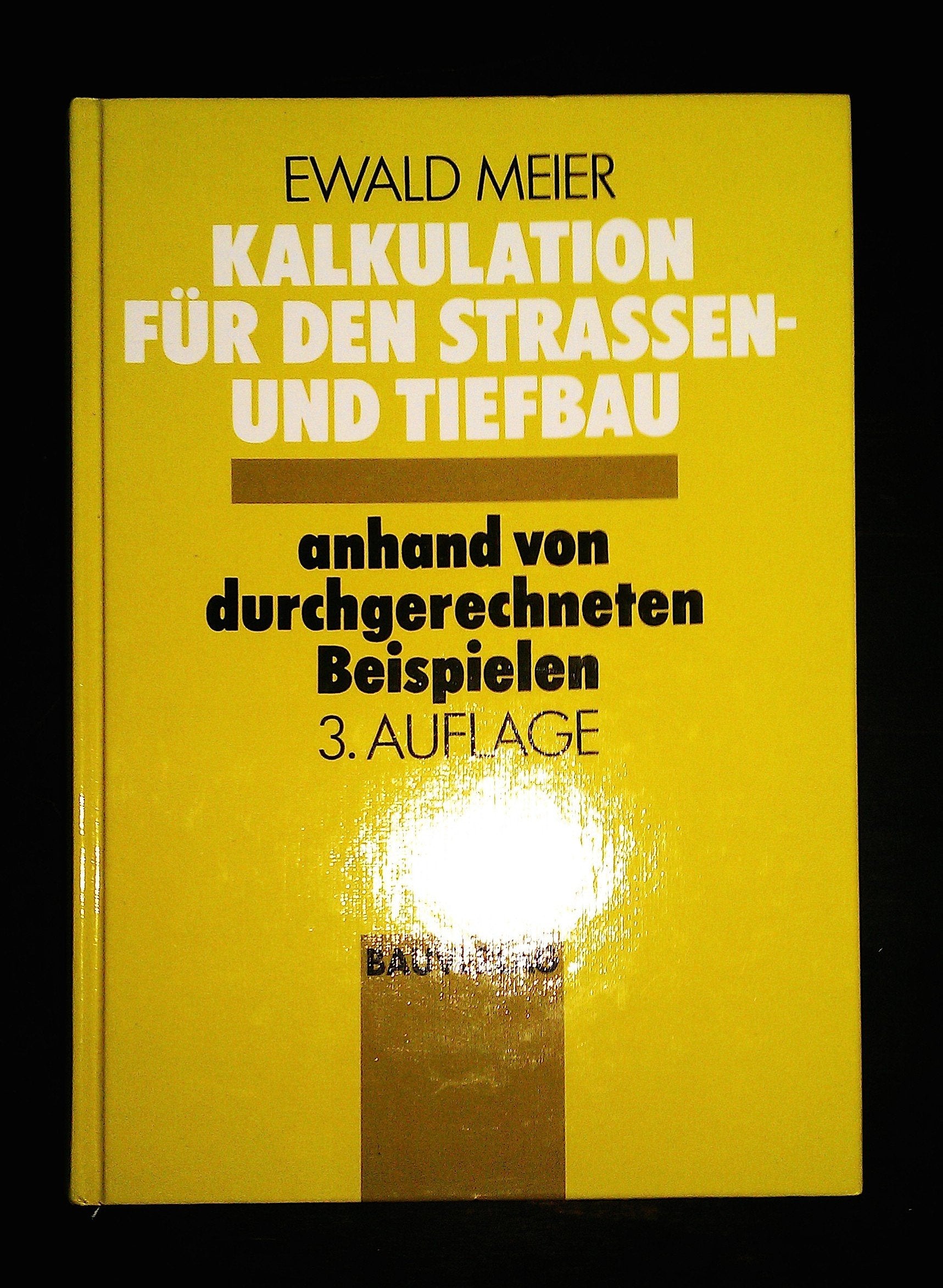 Kalkulation für den Strassen- und Tiefbau: Anhand von durchgerechneten Beispielen Business & Technology