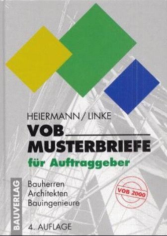 Product Image: VOB-Musterbriefe, Für Auftraggeber